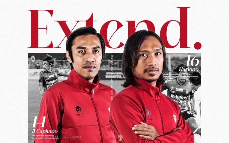 Perdalam Komposisi Pemain, Bali United Perpanjang 2 Gelandang Senior