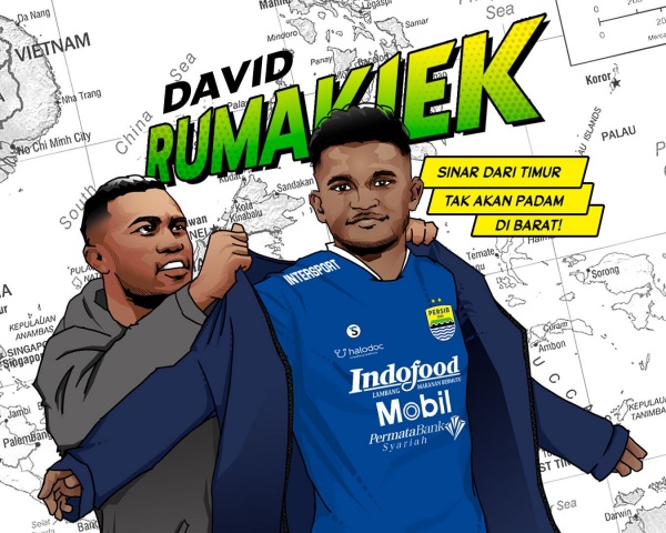 Bursa Transfer: Gantikan Ardi Idrus, David Rumakiek Resmi Gabung Persib