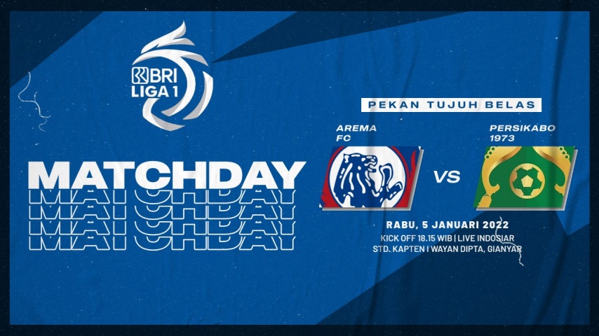 BRI Liga 1 2021-2022 Arema FC vs Persikabo 1973: Prediksi, Live Score, dan Live Link Streaming
