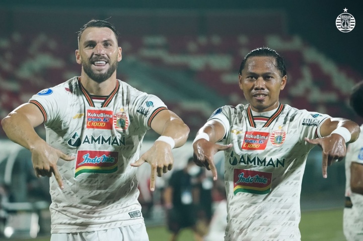 BRI Liga 1 2021-2022: Menang dari PSIS, Persija Perlahan Naik ke Papan Atas