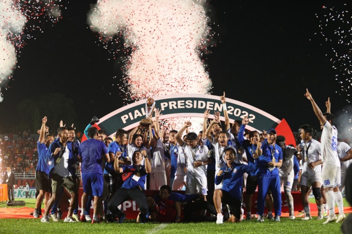 Arema Juara Piala Presiden 2022, Eduardo Almeida: Terima Kasih Aremania!
