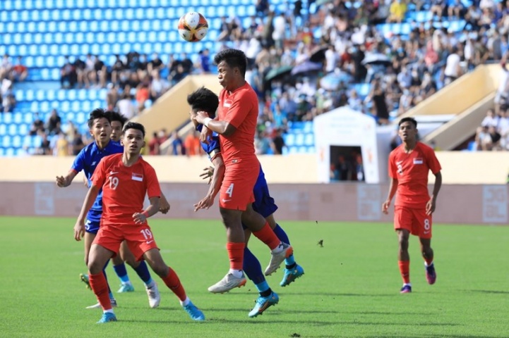SEA Games 2021: Dramatis! Gol Menit Akhir Selamatkan Singapura dari Kekalahan